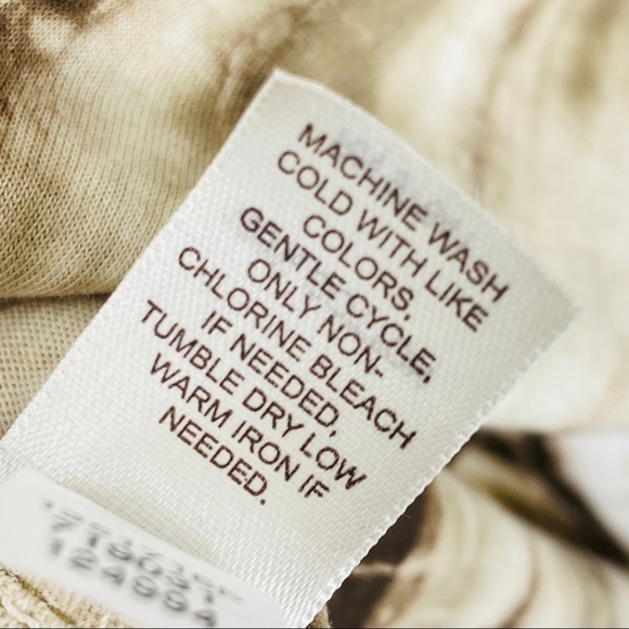 J. Jill Brown/White Tie-dyed Long-sleeve Tee Shirt - Picture 11 of 14